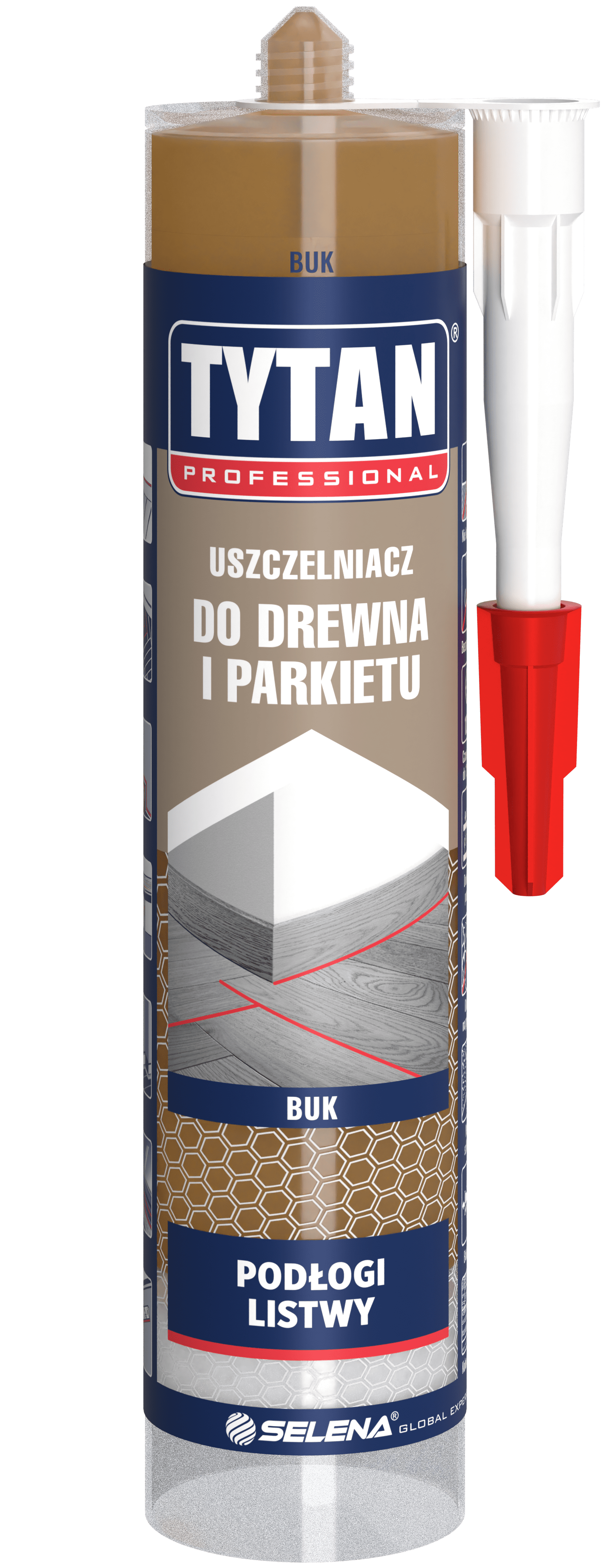 TYTAN PROFESSIONAL Uszczelniacz do Drewna i Parkietu 280 ml buk
