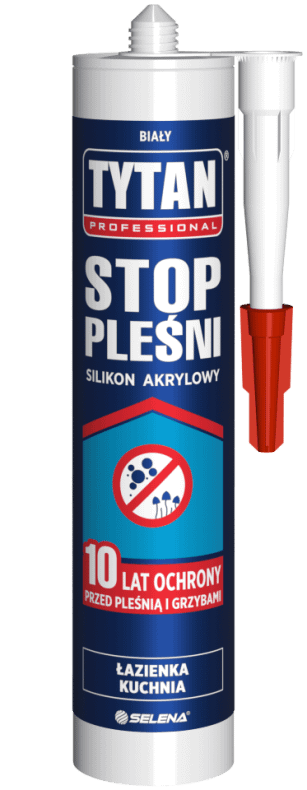 TYTAN PROFESSIONAL Silikon Sanitarny Akrylowy Stop Pleśni 280 ml biały