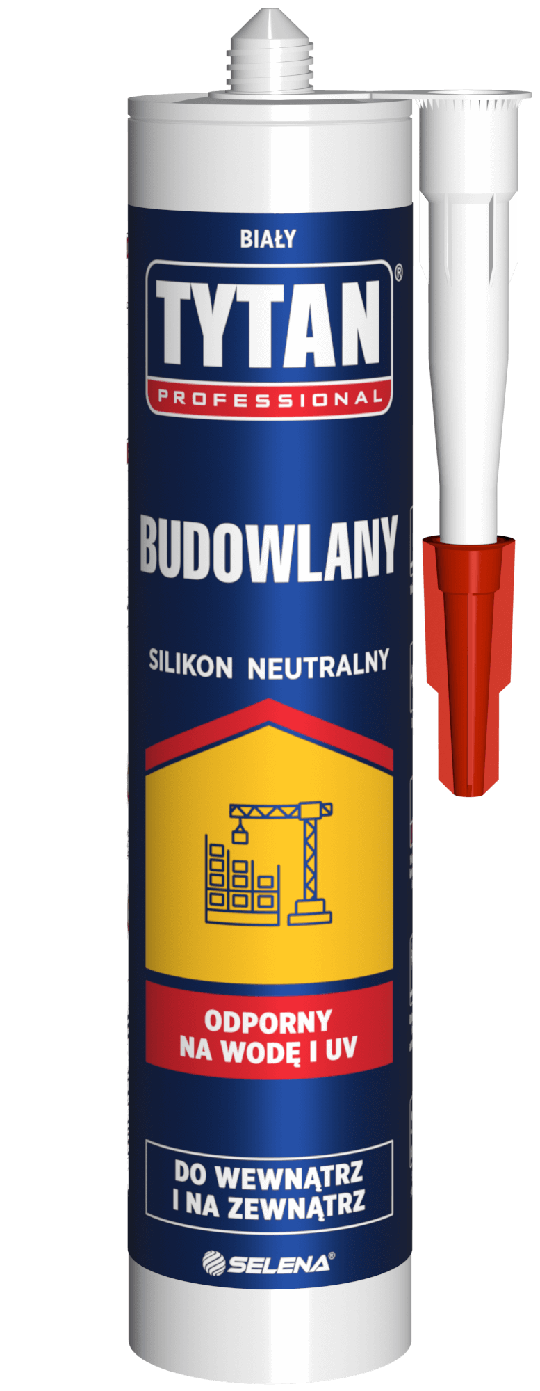 TYTAN PROFESSIONAL Silikon Budowlany Neutralny 280 ml biały
