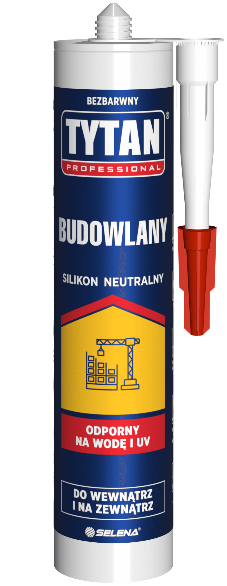 TYTAN PROFESSIONAL Silikon Budowlany Neutralny 280 ml transparentny