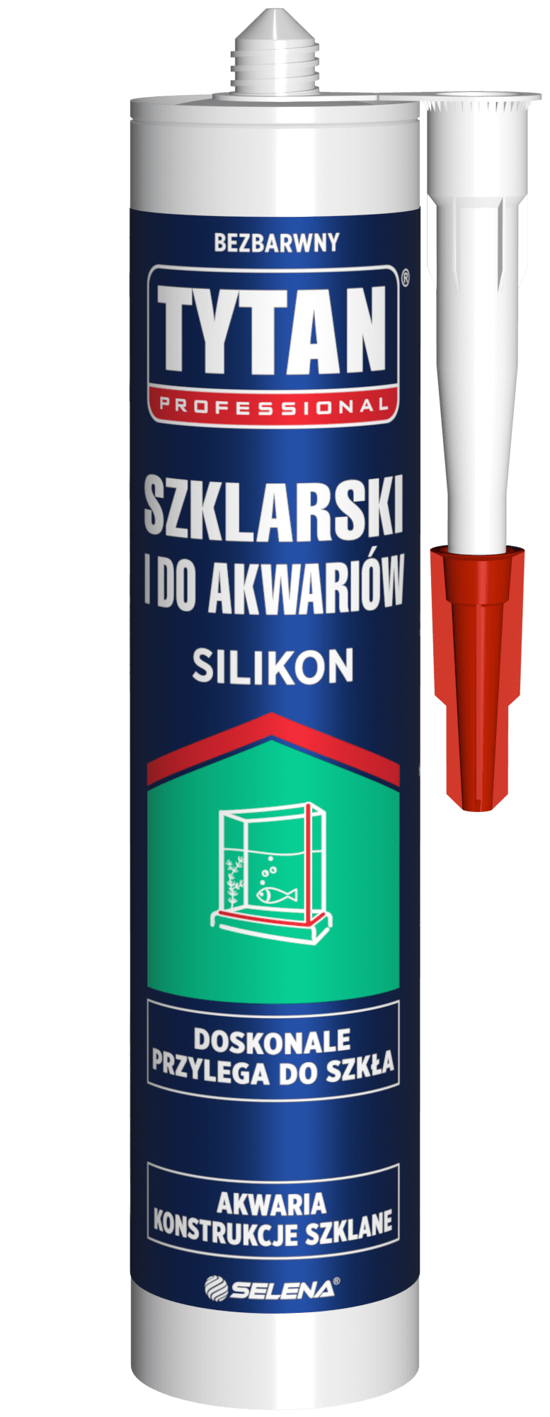 TYTAN PROFESSIONAL Silikon Szklarski i do Akwariów 280 ml transparentny