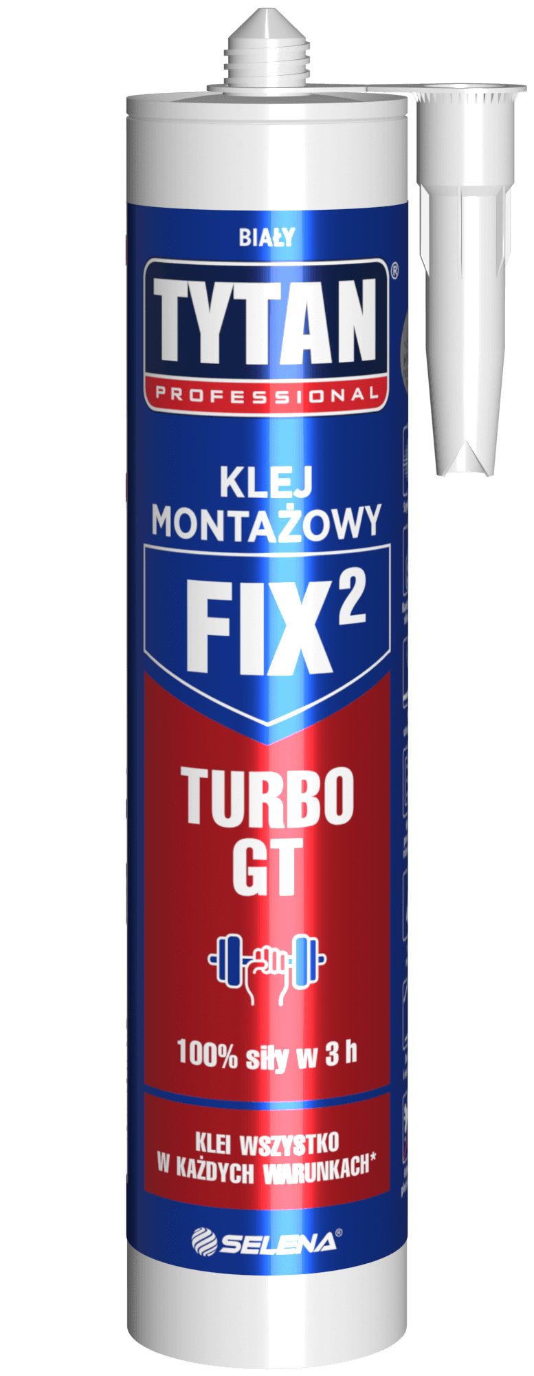 TYTAN PROFESSIONAL FIX² TURBO GT Klej Montażowy 290 ml biały