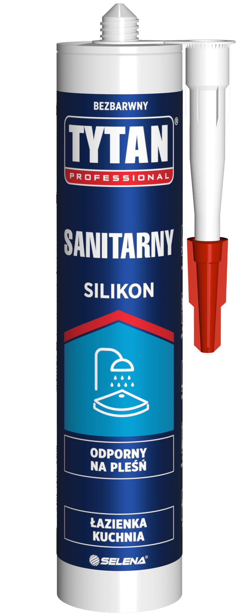 TYTAN PROFESSIONAL Silikon Sanitarny 280 ml transparentny