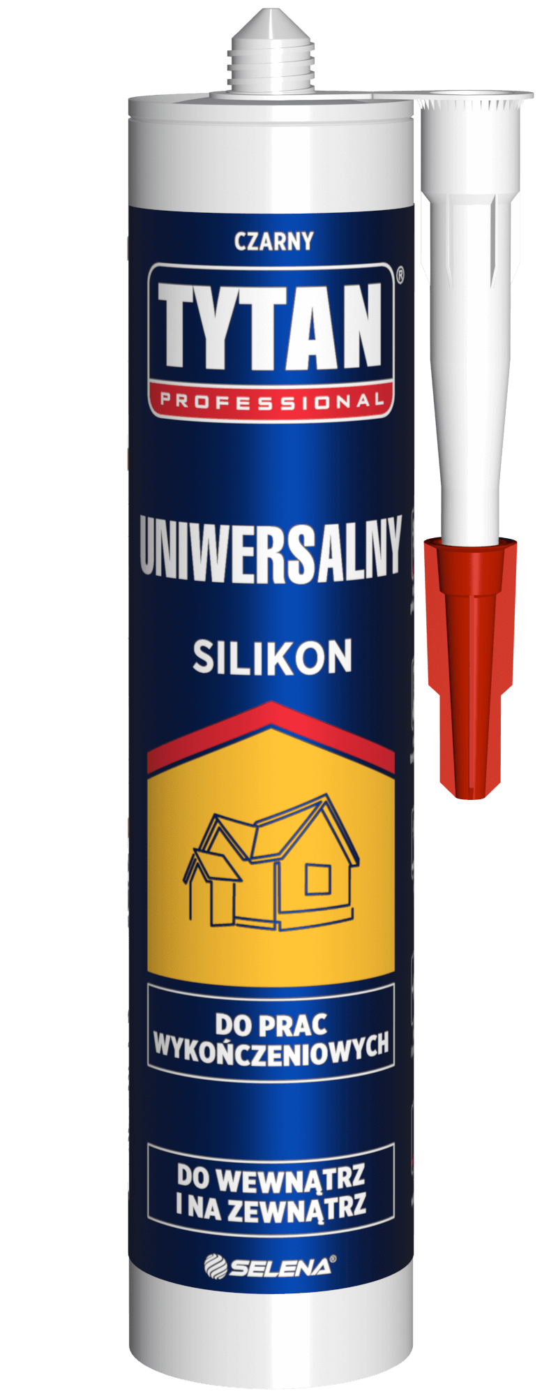 TYTAN PROFESSIONAL Silikon Uniwersalny 280 ml czarny