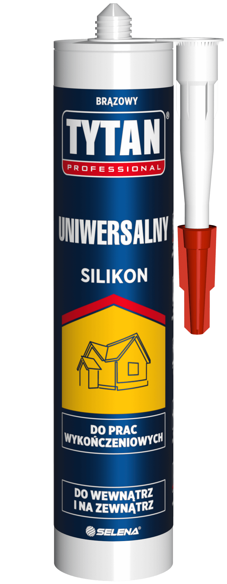 TYTAN PROFESSIONAL Silikon Uniwersalny 280 ml brązowy