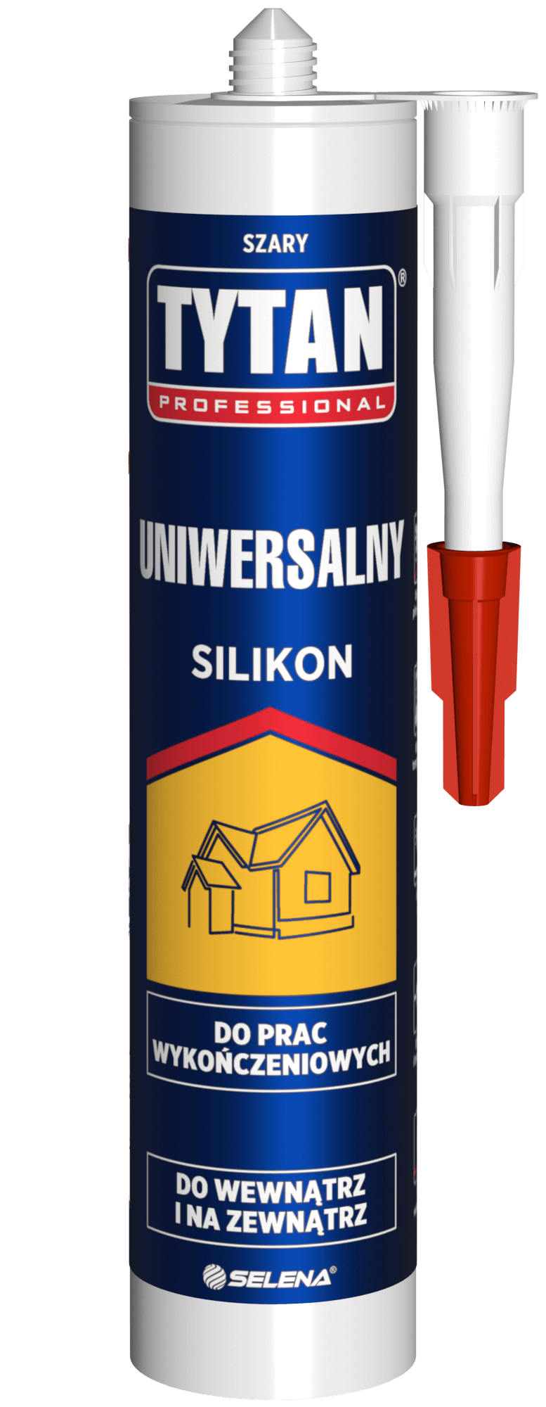 TYTAN PROFESSIONAL Silikon Uniwersalny 280 ml szary