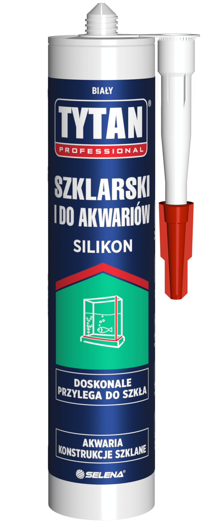 TYTAN PROFESSIONAL Silikon Szklarski i do Akwariów 280 ml biały