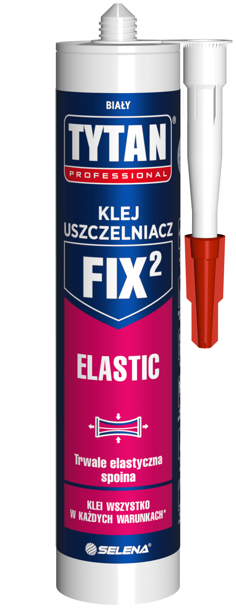 TYTAN PROFESSIONAL FIX² ELASTIC Klej-Uszczelniacz 290 ml biały