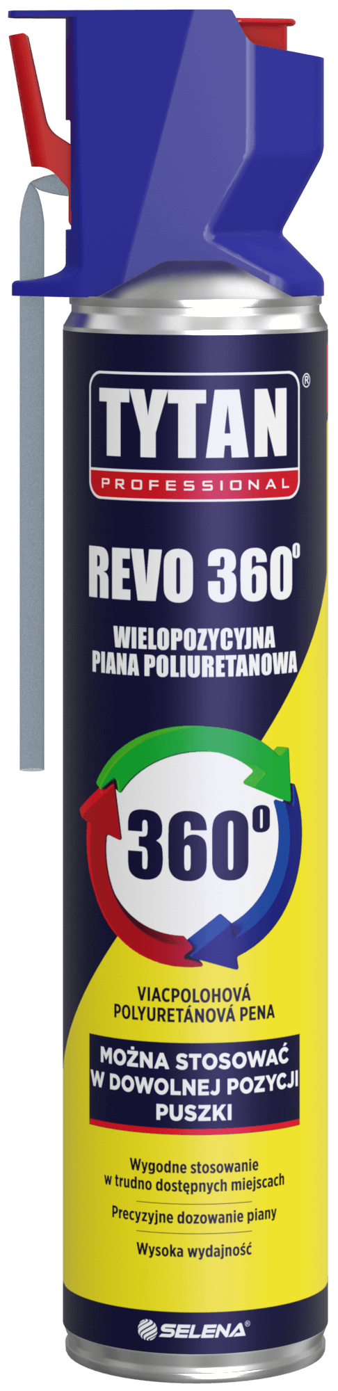 TYTAN PROFESSIONAL REVO 360° Wielopozycyjna Piana Poliuretanowa 780 ml