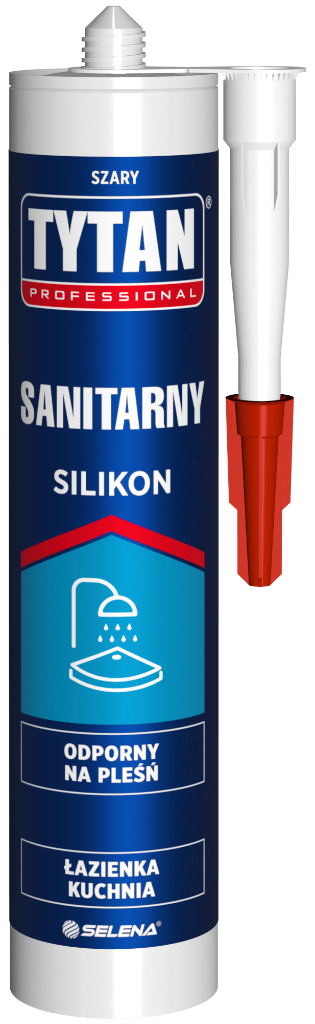 TYTAN PROFESSIONAL Silikon Sanitarny 280 ml szary