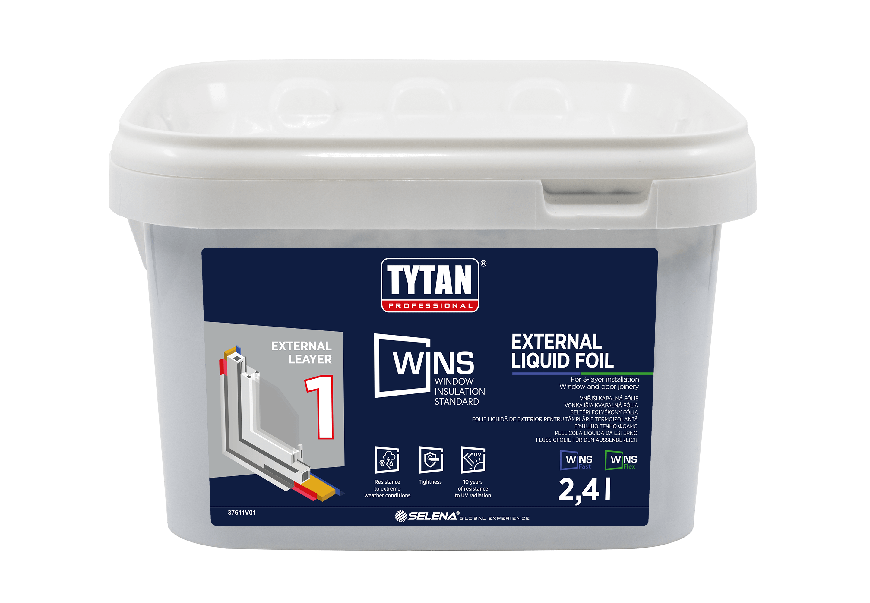 TYTAN PROFESSIONAL WINS Folia Płynna Zewnętrzna 2,4 l biały
